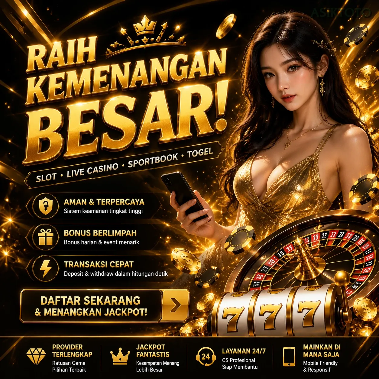 Ikon aplikasi asiktoto resmi